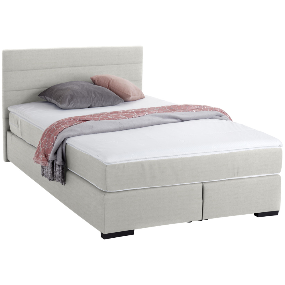 Boxspringbett Mit Topper & Matratze 140x200cm