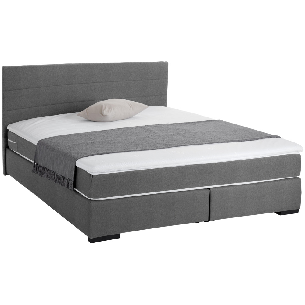 Boxspringbett Mit Topper & Matratze 180x200cm