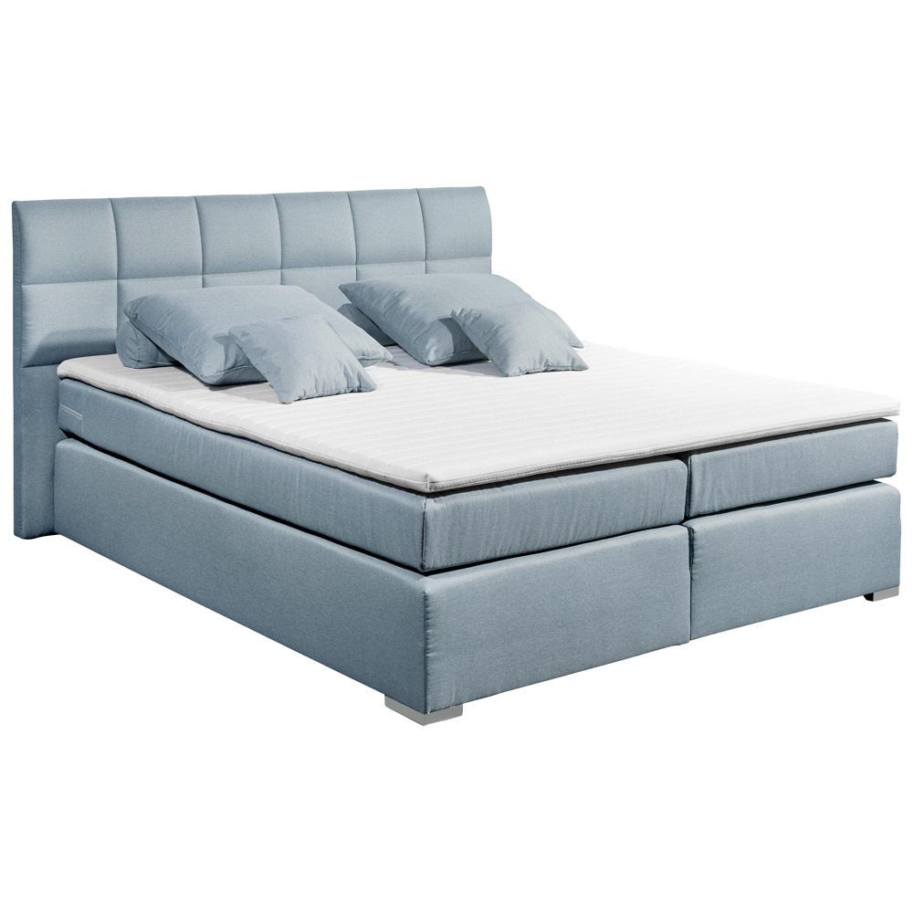 Postel Boxspring Ravello 2 - Modrá 160x200cm