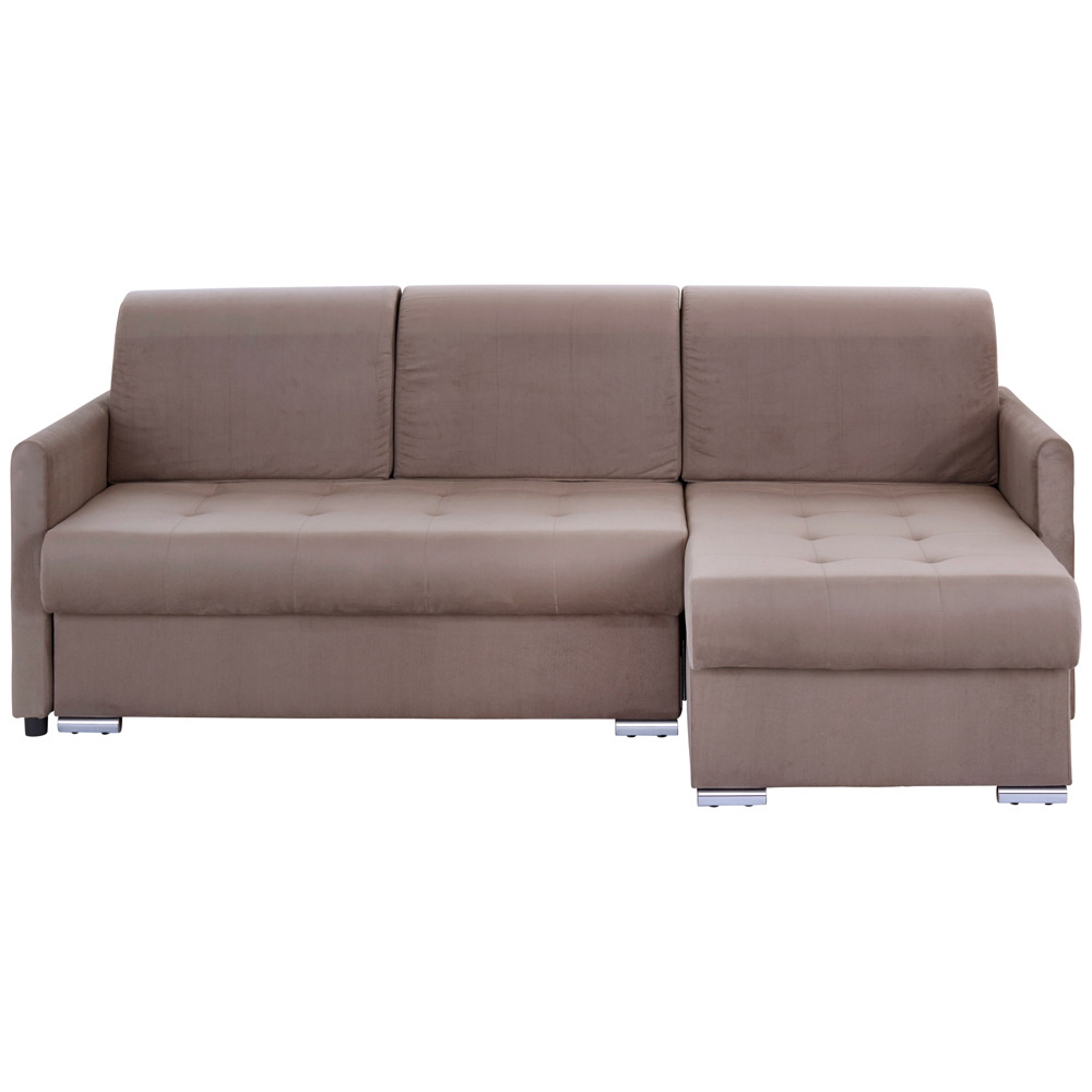 Ecksofa Mit Schlaffunktion Mercury Mit Armlehnen Beige