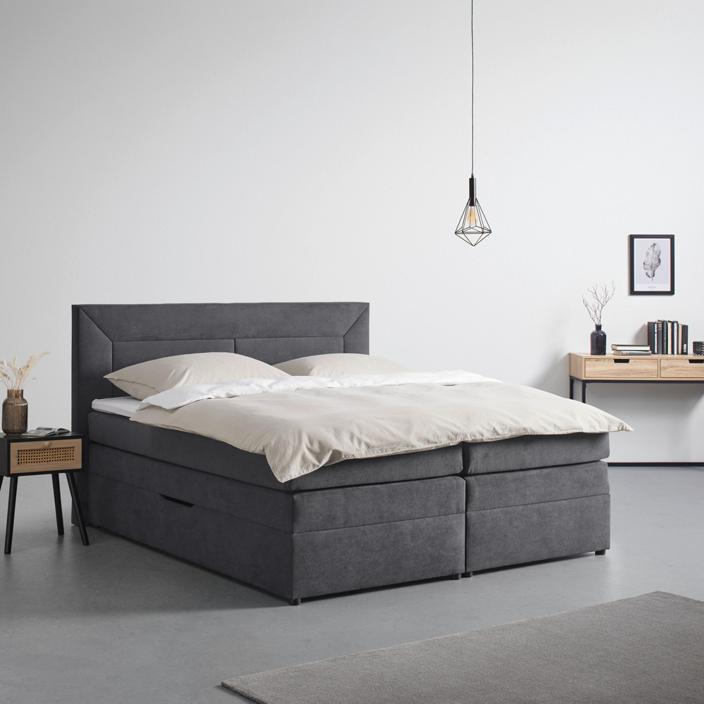 Postel Boxspring S Topperem Maja