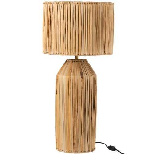 Bambusová stolní lampa J-Line Labana 87 cm