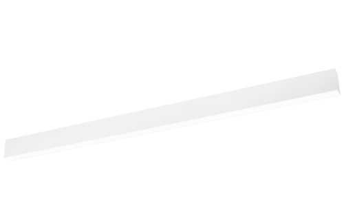 Bílé kovové závěsné LED světlo Nova Luce Linear 120 cm