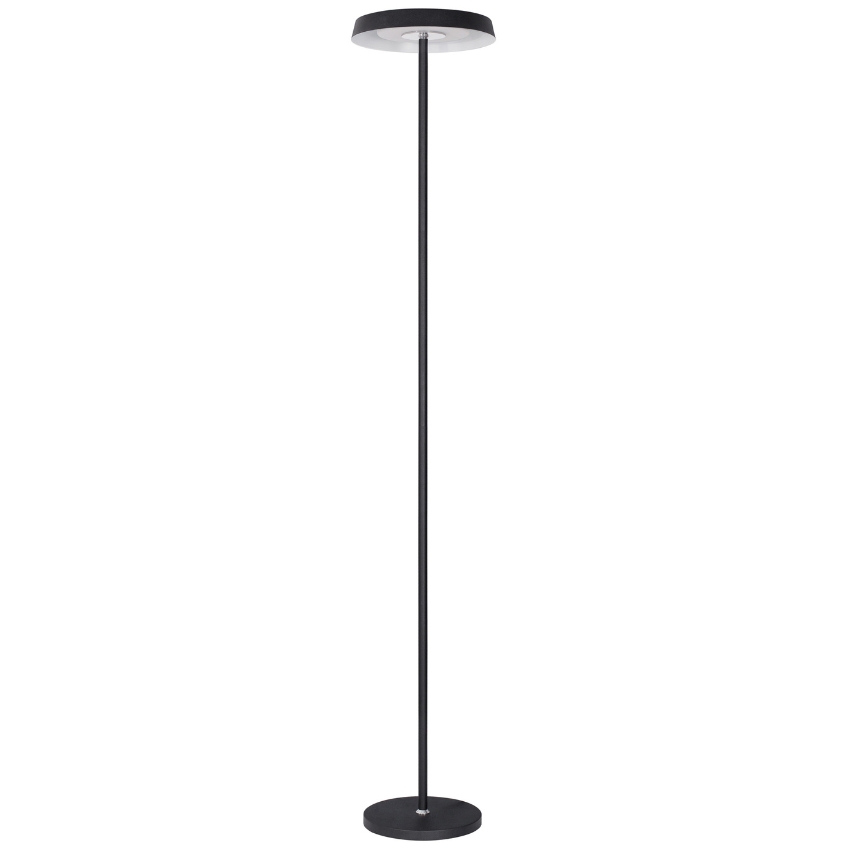 Černá kovová stojací LED lampa Nova Luce Viti 170 cm