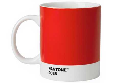 Červený porcelánový hrnek Pantone Red 2035 375 ml