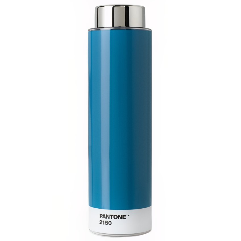 Modrá kovová láhev Pantone Tritan Blue 2150 500 ml