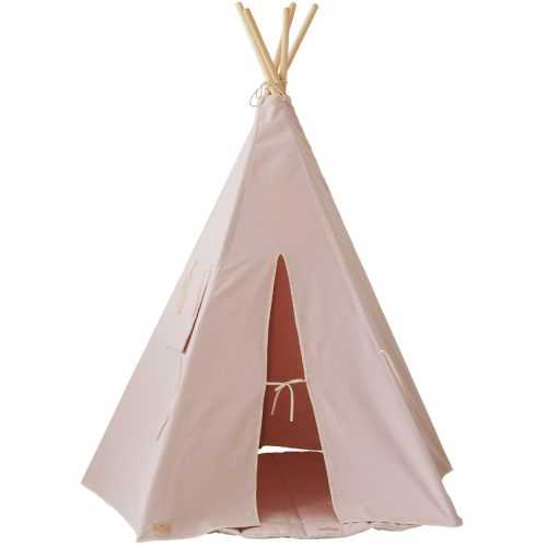 Moi Mili Růžový bavlněný teepee stan Navajo 170 x 130 cm