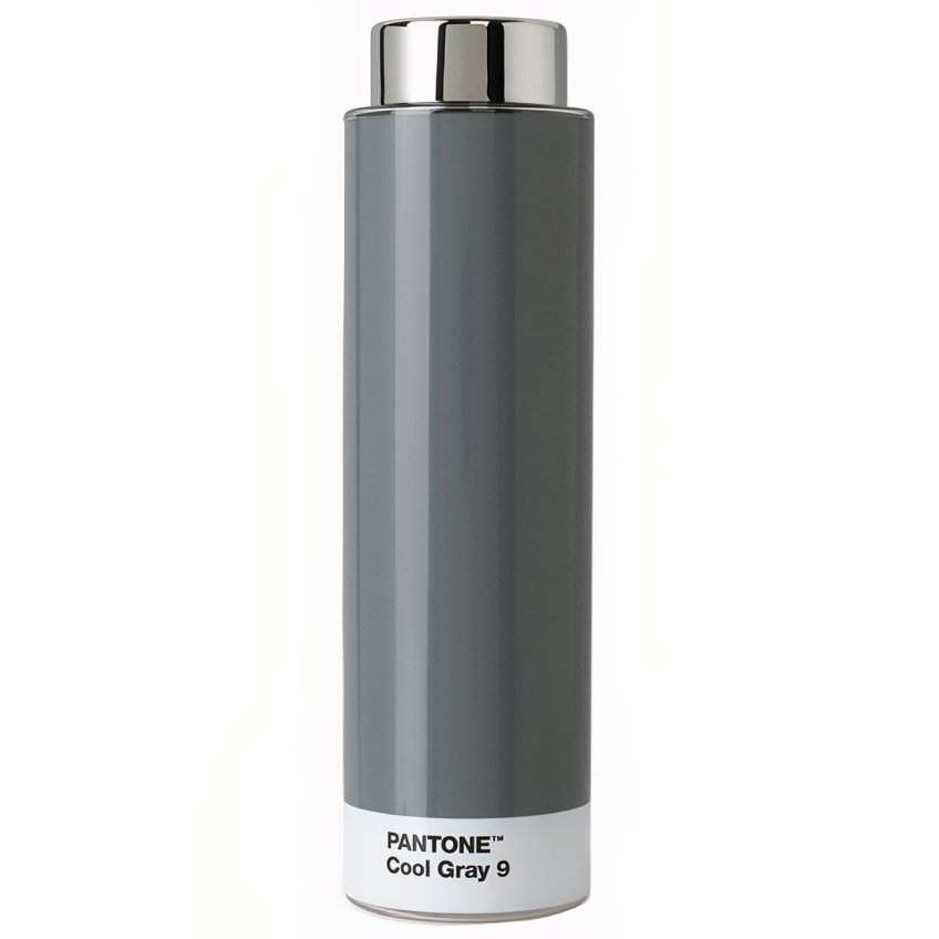 Šedá kovová láhev Pantone Tritan Cool Gray 9 500 ml