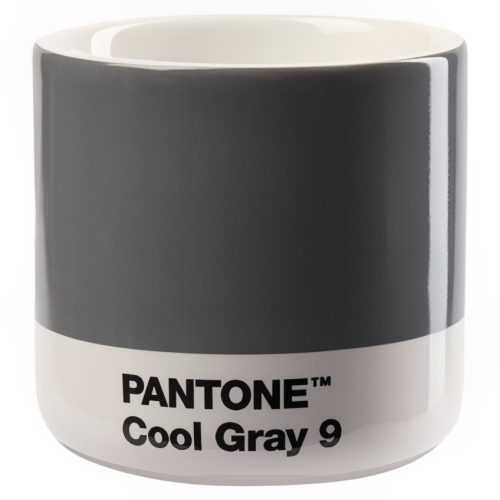 Šedý porcelánový hrnek Pantone Cool Gray 9 100 ml