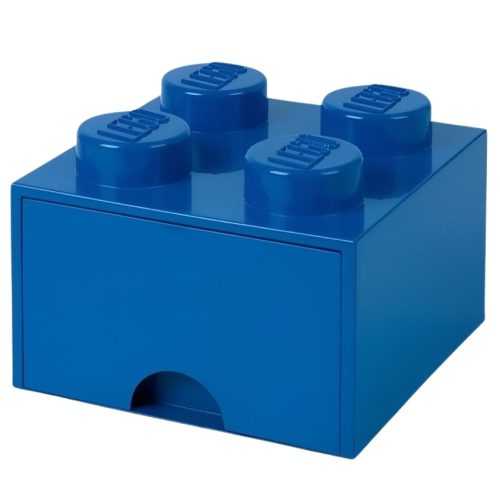 Tmavě modrý úložný box LEGO® Storage 25 x 25 cm