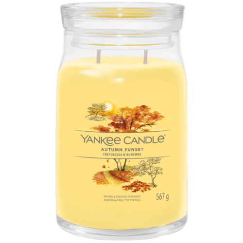 Velká vonná svíčka Yankee Candle Autumn Sunset Signature