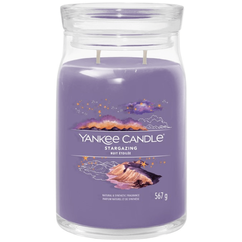 Velká vonná svíčka Yankee Candle Stargazing Singature